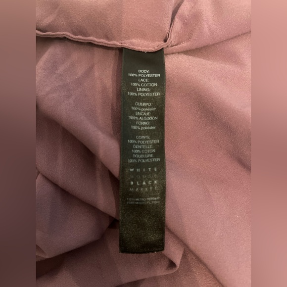 3/$15 WHBM Elegant Off The Shoulder Lace Blouse Size Small Orig Price $89 - Picture 6 of 7